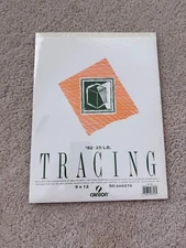 Vintage Bulk Package Canson Tracing Paper Pad 9x12" 50 Sheets - Lot of 12 Pads