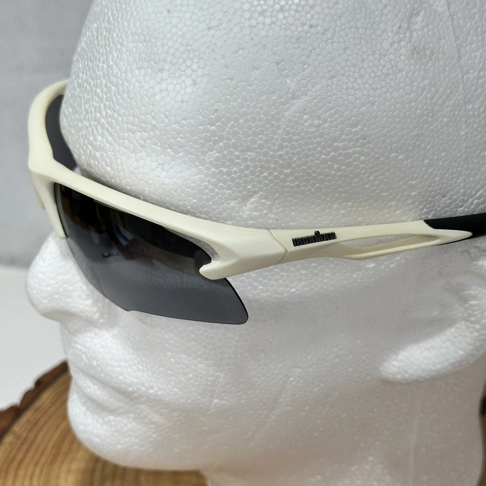 Ironman 1802 Sunglasses Vintage Blade White Polarized Y2K Wrap - Image 3 of 4