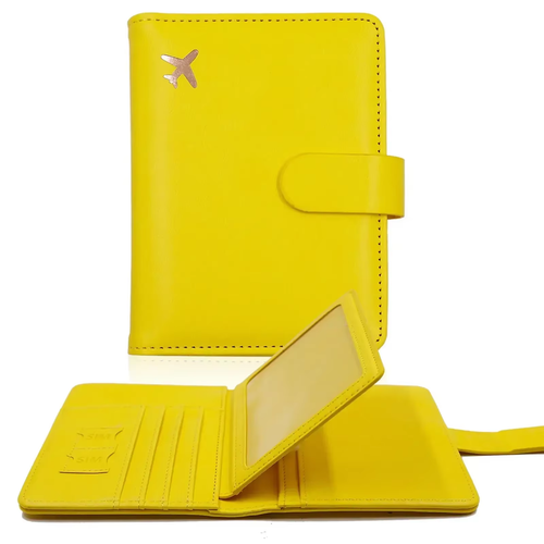 Passport Cover PU Men Women With Credit Card Holder Wallet Protective Case - Picture 12 of 20