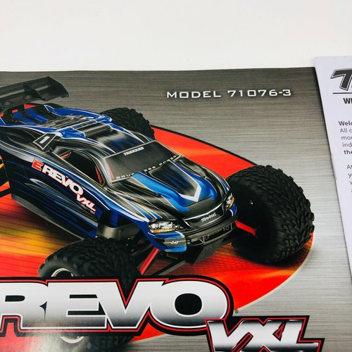 Traxxas E-Revo 1/16 VXL Modell 71076-3 Kurzanleitung Handbuch Packung Neu - Bild 9 von 12