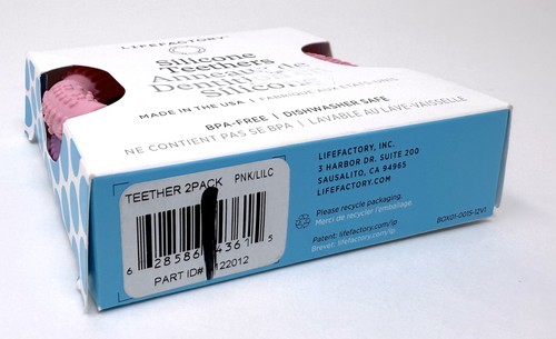 YOU CHOOSE Lifefactory Silicone Teethers Pack of 2 Yellow Blue Green Pink Purple - Picture 14 of 14