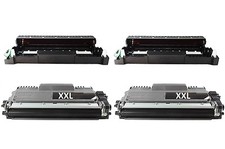 2 Drum kompatibel + 2 XL Toner kompatibel für Brother HL-5240DN HL-5240 HL-5240L