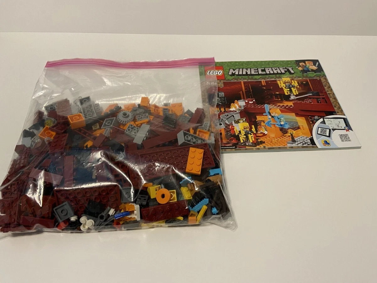 LEGO Minecraft 21154 The Blaze Bridge 100 Complete w