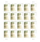 Wedding Cake Sheet of Twenty 2 Ounce Current Rate Stamps Scott 5000