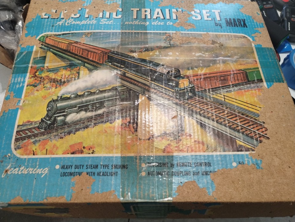 Fully Functional Electric Train Set By Marx 52875 In Box With Smoking