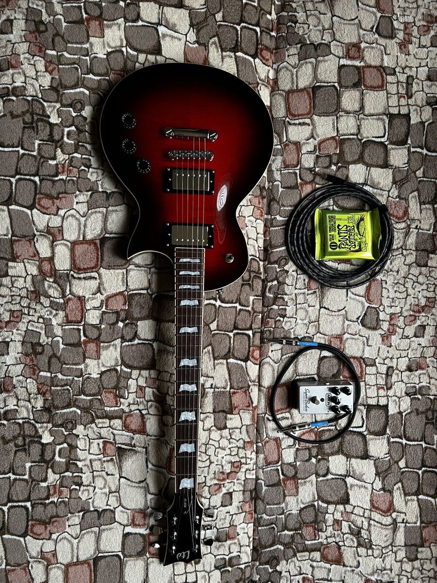 ESP LTD EC-256FM Electric Guitar See-Thru Black Cherry ESP LTD EC-256FM Electric Guitar See-Thru Black Cherry