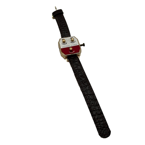 Vintage Golfers Scorer Wrist Score Keeper Stroke Counter Golf Watch Wristband - Picture 2 of 4