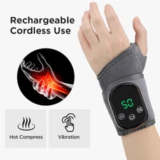 Left Right Wrist Massager Support Brace Carpal Tunnel Arthritis Infrared Therapy