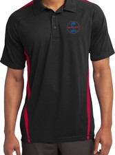 Ford Micro Mesh Colorblock Polo Mustang Shelby Blue and Red