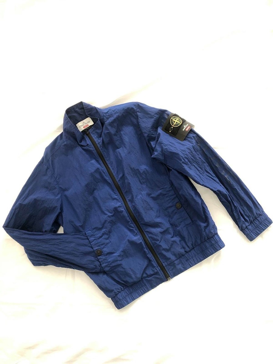 SUPREME STONE ナイロンメタルトラックジャケット Supreme Stone Island Nylon Metal Track Jacket Black Men's