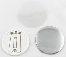 3" 75mm Photo Stander with Pin Button Parts Badge Pro DIY Maker Crafting 100pcs