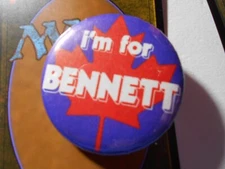 1-3/4" Bennett Unknown office and location cello pinback button