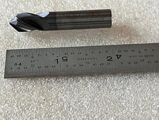 3/8" x 2" OAL 90° Included 4 Flute Solid Carbide Countersink, Garr, New