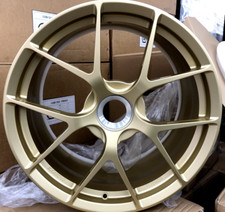 Porsche 911 Turbo Wheels Rims Fit Turbo S 991 2016 2017 Centerlock Satin Gold Porsche 911 Turbo Wheels Rims Fit Turbo S 991 2016 2017 Centerlock Satin Gold