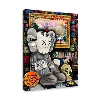 Fancy Toy Poster Framed Kaw Canvas Fashion Trendy Wall Art Gift Idea Hype Beast