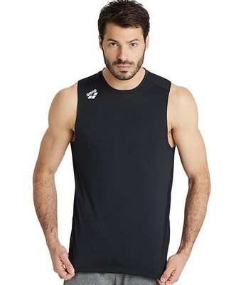 Arena Herren Sportshirt Tanktop Top, Team Essential, Schwarz, M