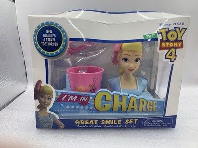 3 Piece Toothbrush Holder Rinse Cup Set Disney Pixar Toy Story 4 Im in Charge ST