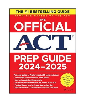 The Official ACT Prep Guide 2024-2025: Book + 9 Practice Tests + 400 Digital Fla