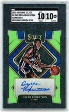 Oscar Robertson Royals Signed 2021-22 Panini Select #SG-ORB #2/99 SGC 10/10 Card
