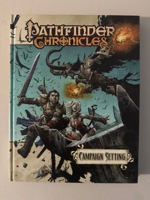 Pathfinder Chronicles: Campaign Setting Hardcover (1st Edition, 2008)   W/Map