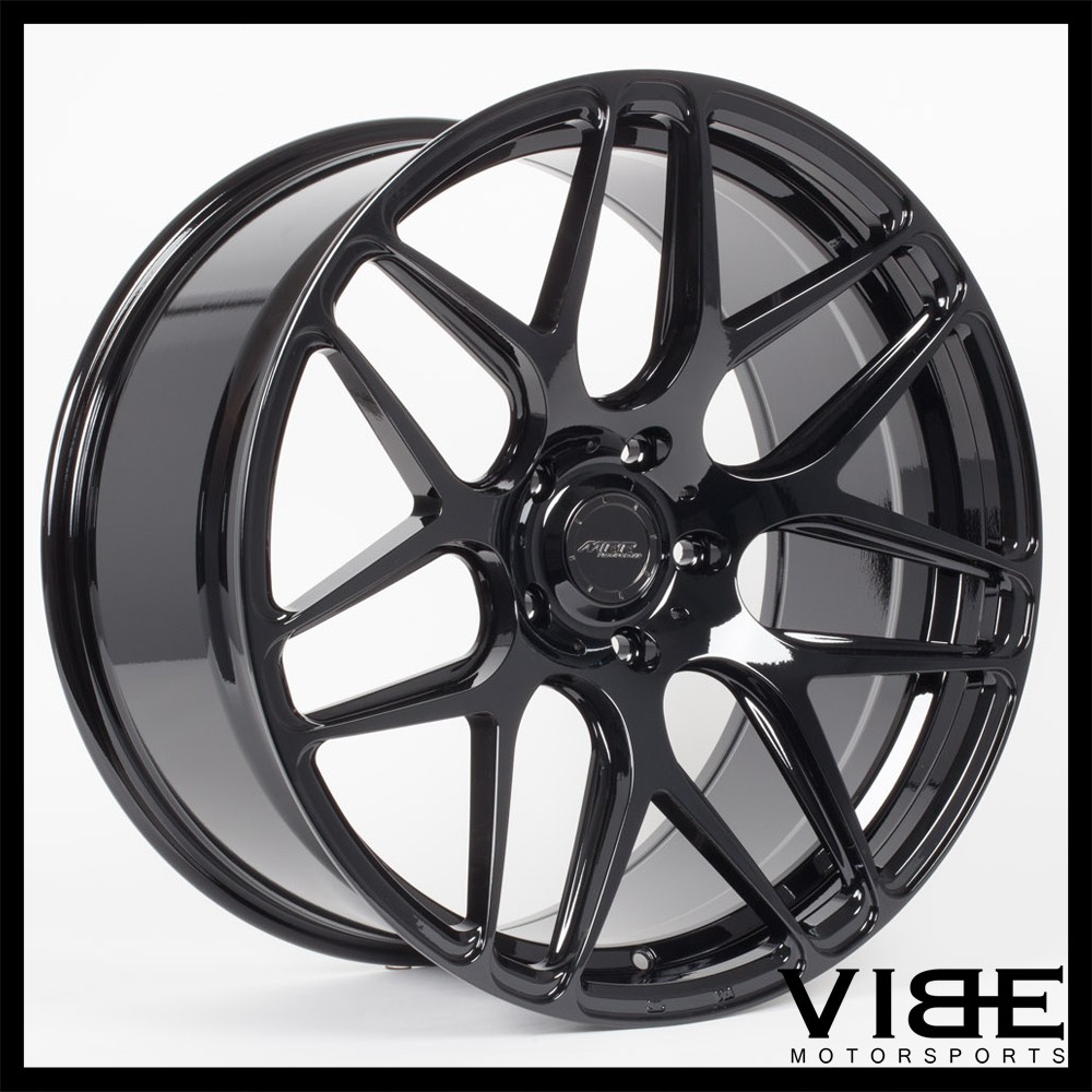 21" MRR FS01 BLACK FLOW FORGED CONCAVE WHEELS RIMS FITS MASERATI QUATTROPORTE