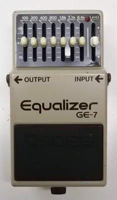 BOSS GE-7 Equalizer Guitar Effect Pedal MIJ 1989 #575 ACA 12V DHL Express or EMS