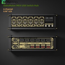 EleksMaker MK4 USB Switch Hub 6CH RGB Indicators USB Expansion Hub 0.96" LCD my2