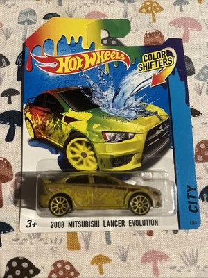 HOT WHEELS 2019 COLOR SHIFTERS SERIES 2008 MITSUBISHI LANCER EVOLUTION