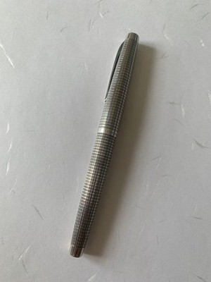 Platinum Fountain Pen 18K Nib Silver Body Elegant Timepiece Limited Style
