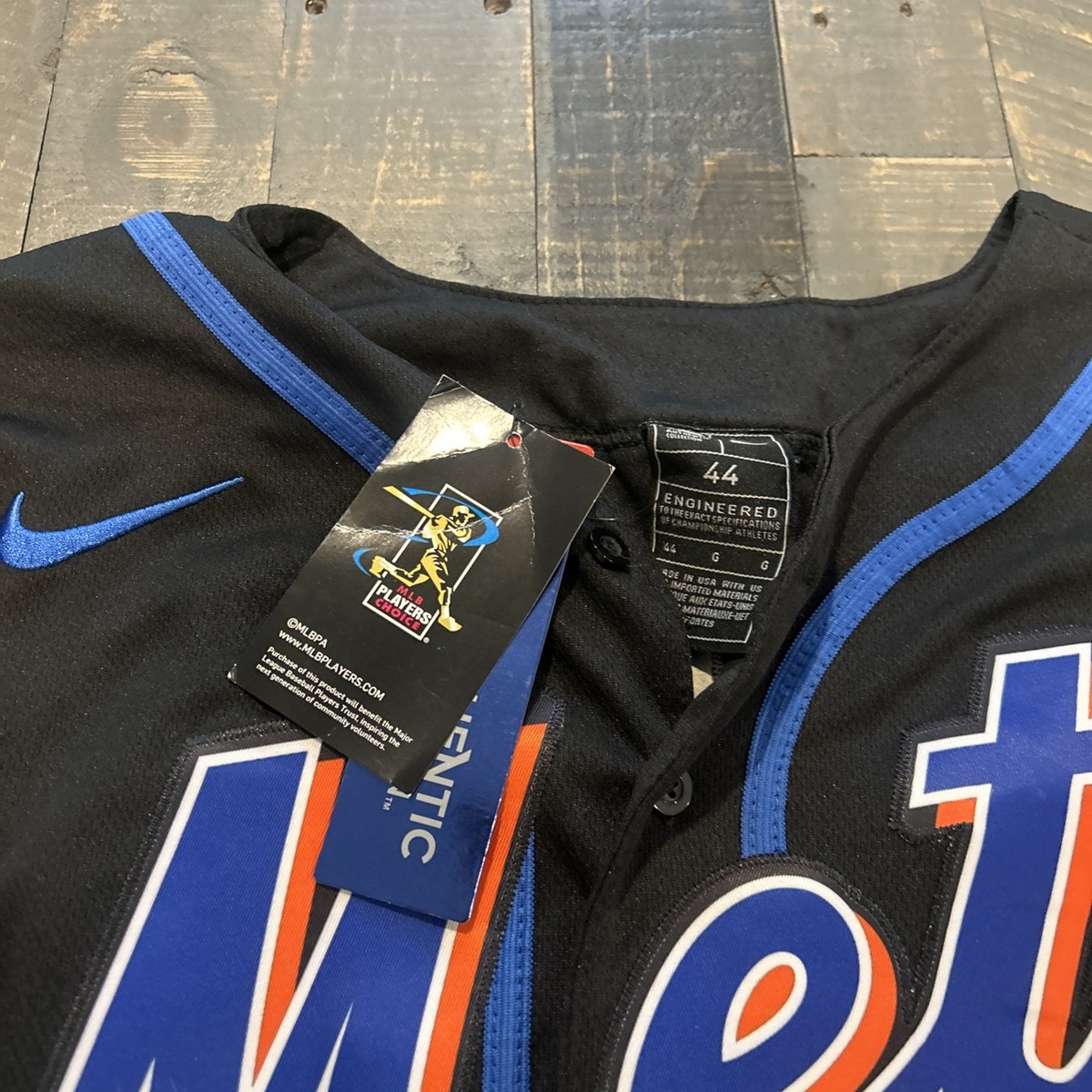Jacob deGrom # 48 NY Mets Nike Alternate Jersey,Men's L (44