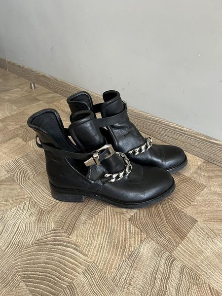 Women Alexander Wang Boots Black Leather 40 #4STT