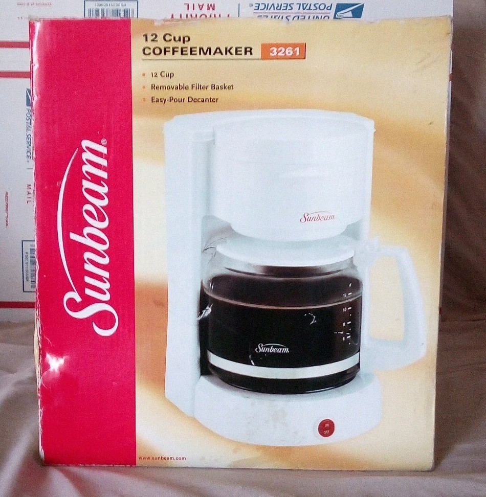New 12 Cup Sunbeam Coffeemaker Sealed Brand New Model 3261