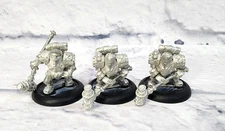 VTG Privateer Press WARMACHINE Enanos Forge Guard Metal Miniature Figure LOT 3X
