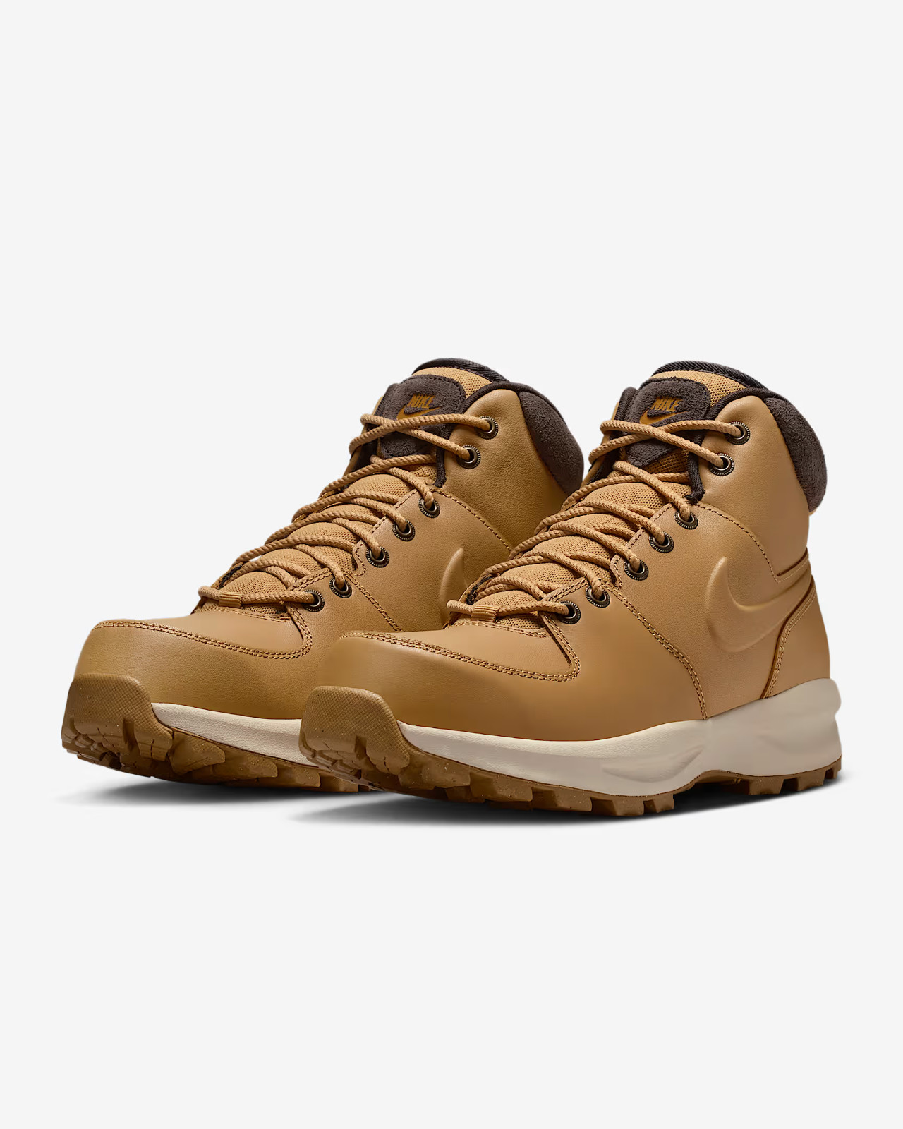 Nike Manoa Leather Haystack Birch Water Resist Men's Trainers Hiking Trail Boots image 2