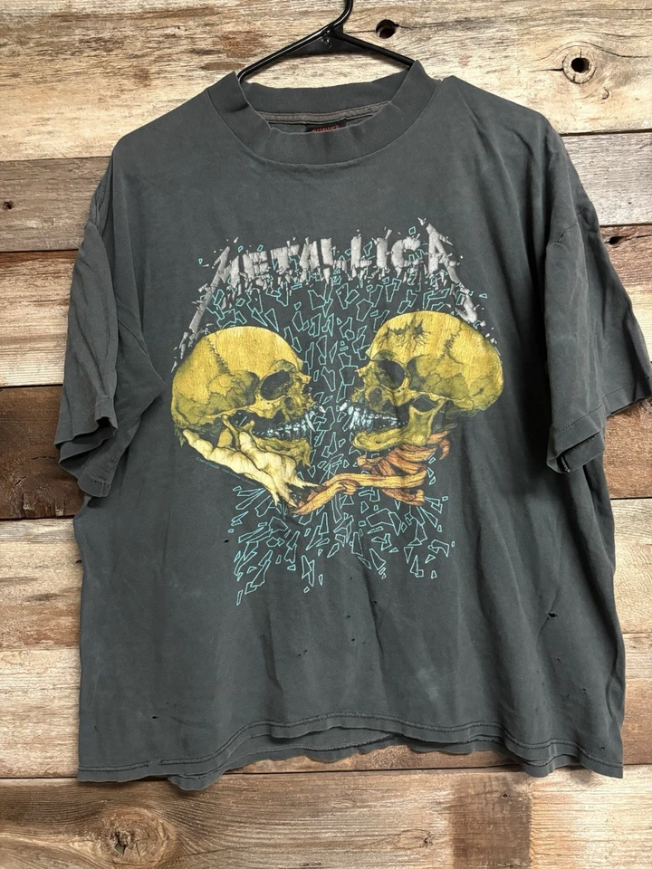 VTG 1991 METALLICA TOUR Sad But True T-SHIRT NEW Deadstock XL - Image 2 of 4