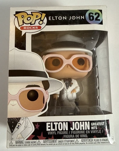 Funko Pop Elton John 62 Rocks Vinyl Figure Sealed In Box