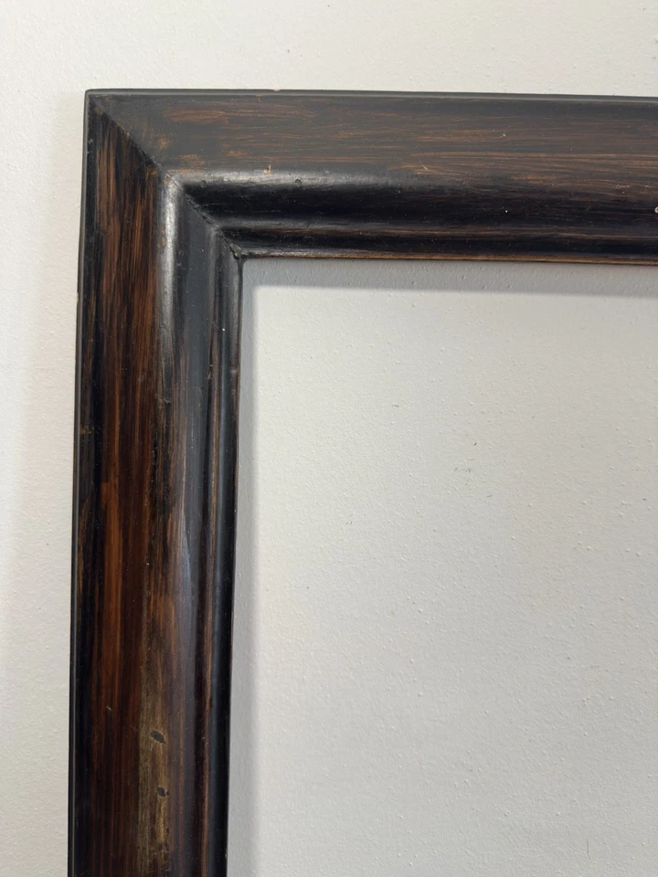 Cadre ancien mouluré 12P 12F Feuillure:65,5x50,5cm Vue:61x50cm Entier:76,5x61,5 - Photo 4/4