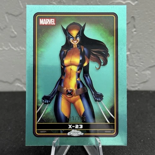 2025 Topps Chrome Deadpool X-23 #15 Aqua Refractor /199