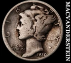 1930 Mercury Dime - Scarce  Better Date  No Reserve  #K925