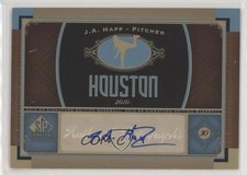 2012 SP Signature Edition JA Happ #HOU4 Auto 0nr3