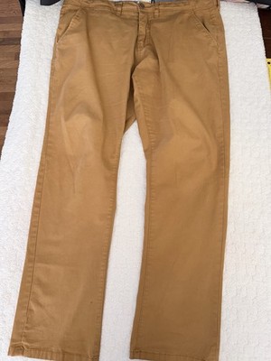 House Guild Tobacco Brown Chino Pants Casual Work. K29