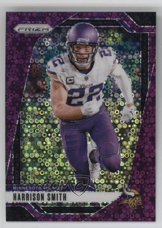 2024 Panini Prizm No Huddle Purple Prizm 13/49 Harrison Smith #190 07nb