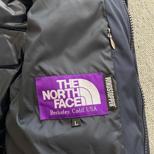 THE NORTH FACE PURPLE LABEL Down Coat Size L Removable Hood Men's Excellent - Picture 10 of 13