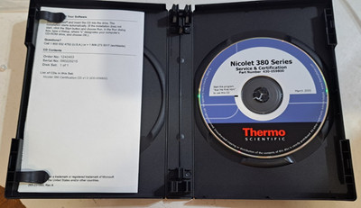 Thermo Scientific 430-059800 NICOLET 380 OMNIC software, Service/Certification