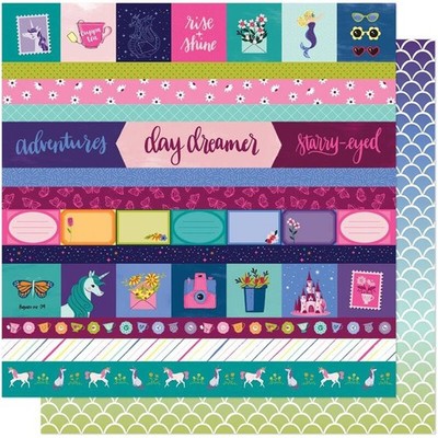 AMERICAN CRAFTS 30x30cm doppelseitig Scrapbooking Craft Papier, the Clouds 074