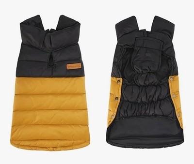 SPACE LION Dog Puffer Jacket, Down Winter Coat,  Outdoor Coat for Cold M/L Dog