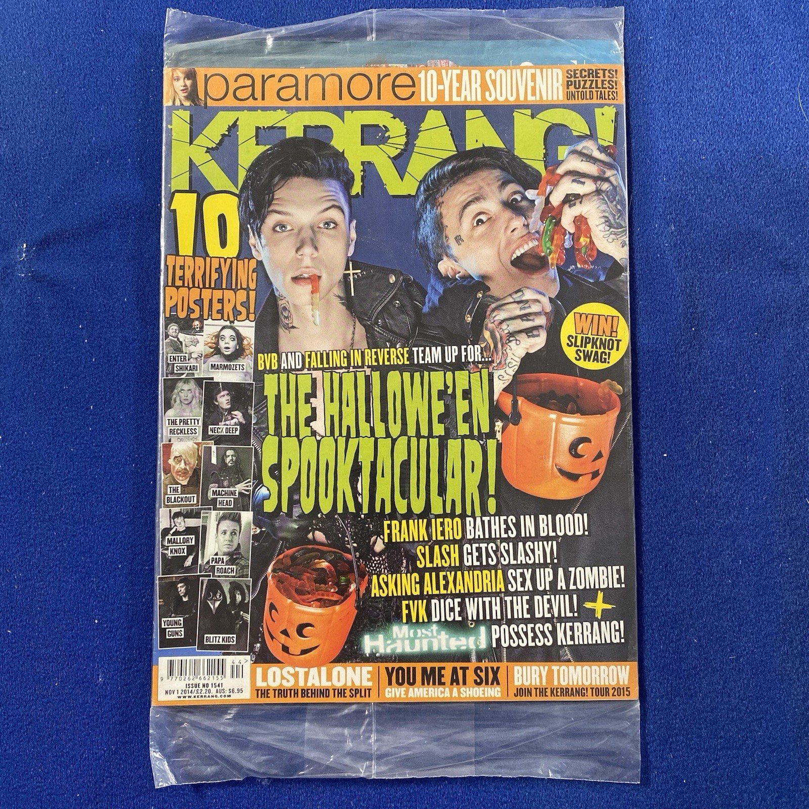 Kerrang! Issue No 1541 November 1 2014 THE HALLOWEEN SPOOKTACULAR (STILL SEALED)