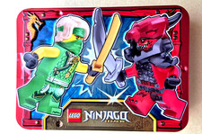 LEGO Metall Box NINJAGO 112601 Minifigur LLOYD und DRACHENKRIEGER in Sammeldose