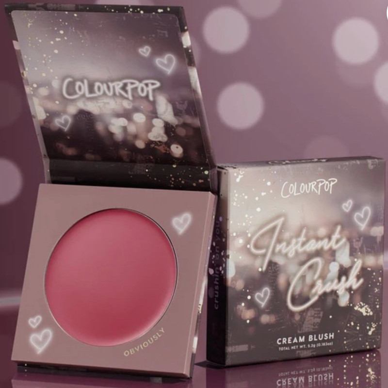 NEW Colourpop Instant Crush Cream Blush  - Obviously Matte Rose .183 oz.