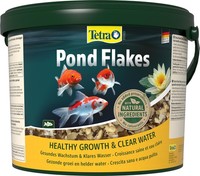 Tetra Pond Flakes Teichfischfutter Flocken Gesunde ErnäHrung 10L Eimer